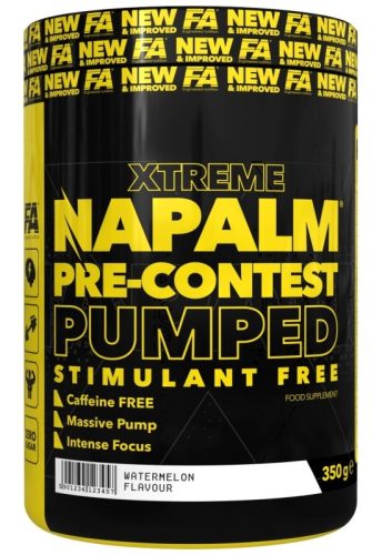 Fitness Authority Xtreme Napalm Pre-Contest Pumped STIMULANT FREE 350g Lychee (Licsi)