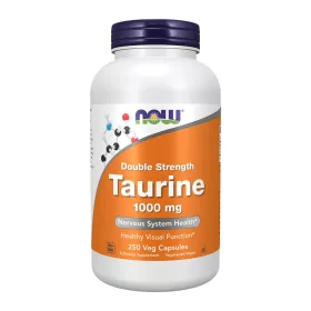 Now Foods Taurine 1000mg Double Strength 250 Capsules 250 Kapszula