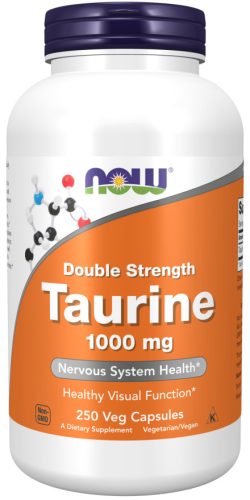 Now Foods Taurine 1000mg Double Strength 250 Capsules 250 Kapszula