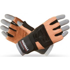   MadMax Training Gloves Professional Natural Brown (Barna) (Edzőkesztyű)