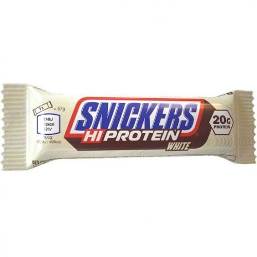 Snickers&Mars Bar SNICKERS WHITE HiProtein (Fehércsoki) 57g