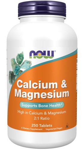 Now Foods Calcium & Magnesium 250 Tablets 250 Tabletta