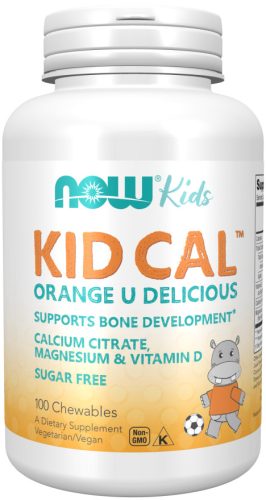 Now Foods Kid Cal™ 100 Chewables Orange U Delicious (Narancs) 100 Tabletta