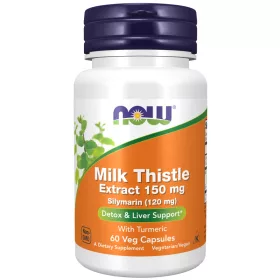   Now Foods Milk Thistle Extract 150mg 60 Veg Capsules 60 Kapszula