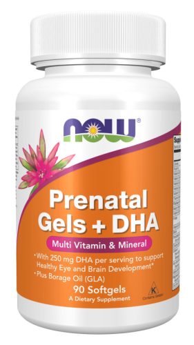 Now Foods Prenatal Gels + DHA 90 Softgels 90 Gélkapszula