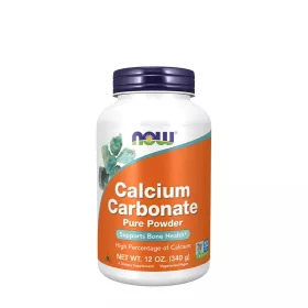   Now Foods Calcium Carbonate Pure Powder 12oz 354ml Unflavored (Ízesítetlen)