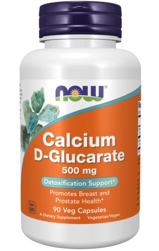 Now Foods Calcium D-Glucarate 500mg 90 Veg Capsules 90 Kapszula