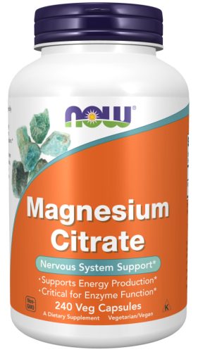 Now Foods Magnesium Citrate 240 Veg Capsules 240 Kapszula