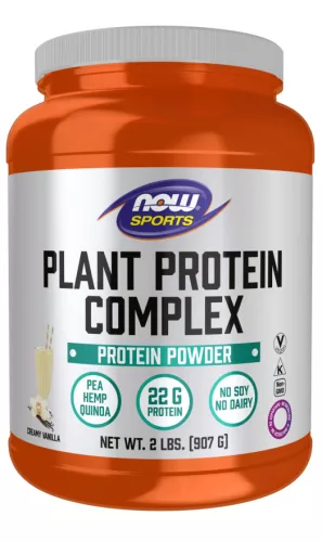 Now Foods Plant Protein Complex 907g Creamy Vanilla (Vanília)