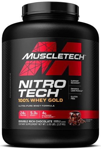 Muscle Tech Nitro Tech 100% Whey Gold 2273g Double Rich Chocolate (Csokoládé)