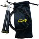 Cellucor C4 Speed Rope (Ugrálókötél) Black/Yellow (Fekete/Sárga)
