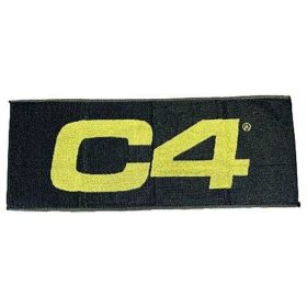   Cellucor C4 Gym Towel (C4 Törölköző) 40cmx100cm Black/Yellow (Fekete/Sárga)