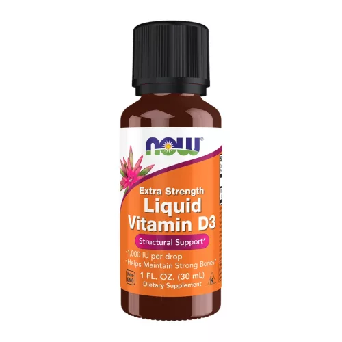 Now Foods Vitamin D-3 1000 IU Liquid Extra Strenght 1fl oz 30ml