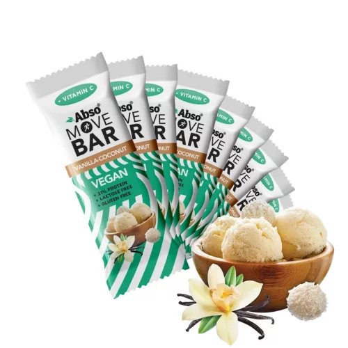 Absorice Karton Abso Move Bar 24x35g Vanilla Coconut (Vanília Kókusz) EXP.:2026/11/23