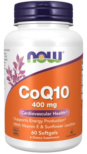 Now Foods CoQ10 400mg 60 Softgels 60 Gélkapszula