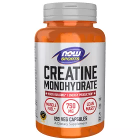   Now Foods Creatine Monohydrate 750mg 120 Veg Capsules 120 Kapszula