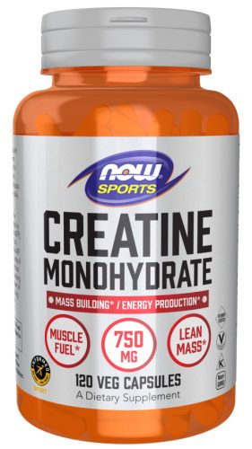 Now Foods Creatine Monohydrate 750mg 120 Veg Capsules 120 Kapszula