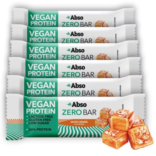 Absorice Karton Abso Zero Bar 24x40g Salted Caramel (Sós Karamell)