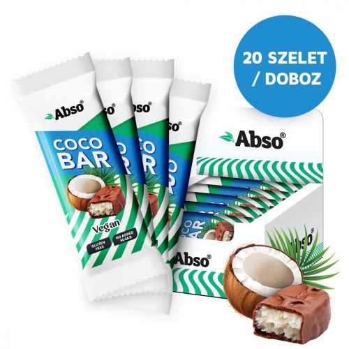 Absorice Karton Coco Bar 20x35g Coconut (Kókusz)