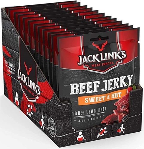 Jack Links Karton Beef Jerky 12x60g Sweet and Hot (Édes és Csípős)
