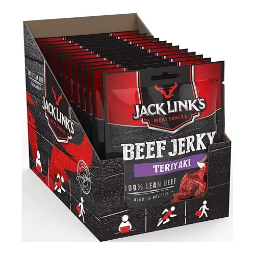 Jack Links Karton Beef Jerky 12x60g Teriyaki (Teriyaki)