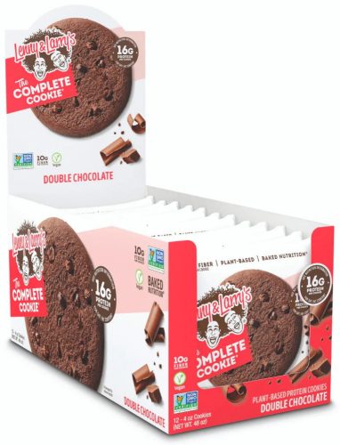 Lenny & Larrys Karton The Complete Cookie 12x113g Double Chocolate (Csokoládé) EXP.:2025/11/14
