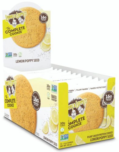 Lenny & Larrys Karton The Complete Cookie 12x113g Lemon Poppy Seed (Citrom Mák) EXP.:2025/07/11