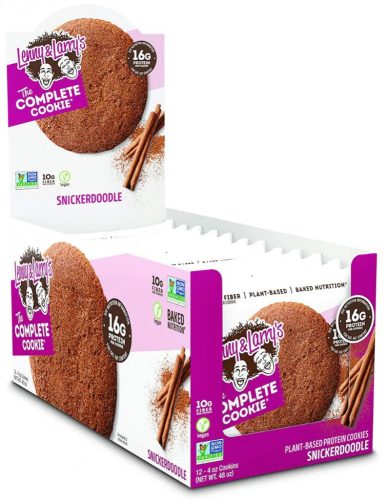 Lenny & Larrys Karton The Complete Cookie 12x113g Snickerdoodle (Fahéjas Keksz) EXP.:2025/08/13
