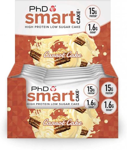 PhD Nutrition Karton Smart Cake 12x60g Carrot Cake (Répa Torta)