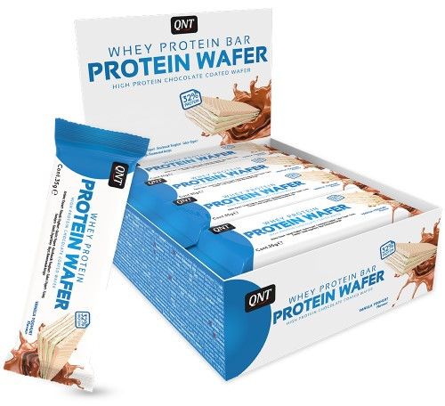 QNT Karton Protein Wafer 12x35g Vanilla Yoghourt (Vanília Joghurt)