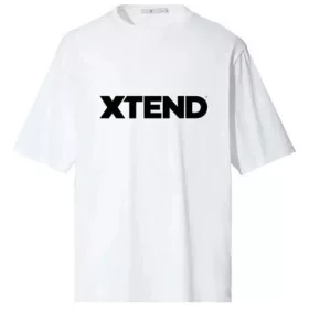 Xtend T-Shirt Black Logo White (Fehér) L (Nagy Méret)