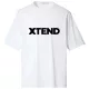 Xtend T-Shirt Black Logo White (Fehér) L (Nagy Méret)