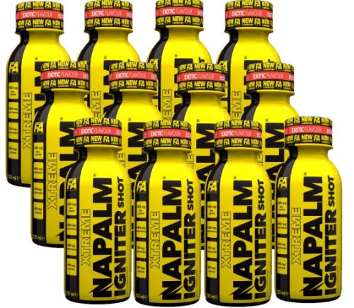 Fitness Authority Karton Xtreme Napalm Igniter Shot 12x120ml Yuzu (Japán Citrom)	