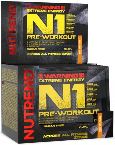 Nutrend Karton N1 Pre-Workout Booster 10x17g Grapefruit (Grapefruit)