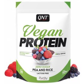 QNT Vegan Protein 500g Red Fruits (Piros Gyümölcs)