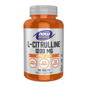 Now Foods L-Citrulline 1200mg Extra Strength 120 Tablets 120 Tabletta