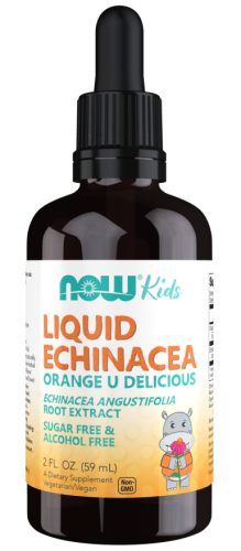 Now Foods Kids Liquid Echinancea 59 ml Orange (Narancs)