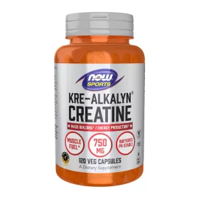 Now Foods Kre-Alkalyn® Creatine 750mg 120 Veg Capsules 120 Kapszula