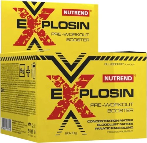 Nutrend Karton Explosin 10x9g Blueberry (Áfonya)