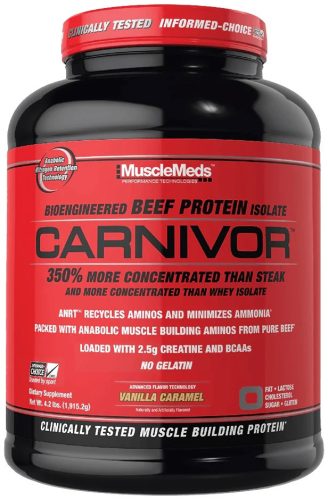 MuscleMeds Carnivor 1820g 4LBS Vanilla Caramel (Vanília Karamell)