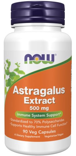 Now Foods Astragalus Extract 500mg 90 Veg Capsules 90 Kapszula