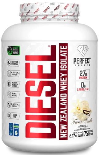 Perfect Sports Diesel 100% New Zealand Whey Isolate 2267g French Vanilla (Francia Vanília)
