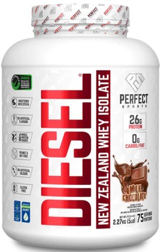 Perfect Sports Diesel 100% New Zealand Whey Isolate 2267g Milk Chocolate (Csokoládé)