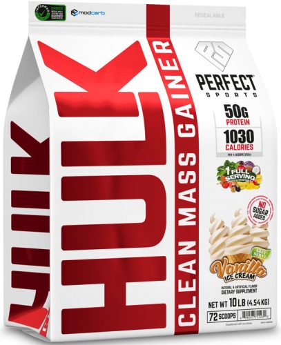 Perfect Sports Hulk Clean Mass Gainer 4530g Vanilla Ice Cream (Vanília)