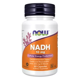 Now Foods NADH 10mg 60 Veg Capsules 60 Kapszula