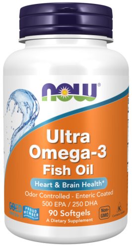 Now Foods Ultra Omega 3-D Fish Oil 90 Fish Softgels 90 Gélkapszula