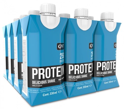 QNT Karton Delicious Protein Shake RTD 12x330ml Vanilla (Vanília)
