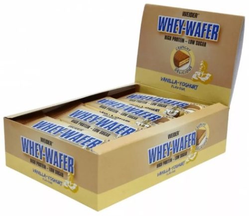 Weider Karton 32% Whey Wafer 12x35g Vanilla Yoghourt (Vanília Joghurt)