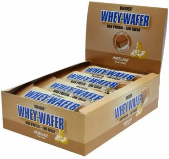 Weider Karton 32% Whey Wafer 12x35g Hazelnut (Mogyoró)