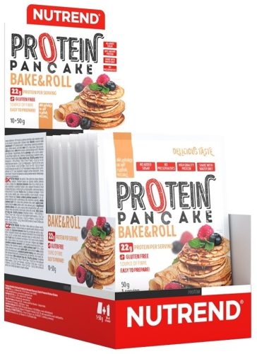 Nutrend Karton Protein Pancake 10x50g Unflavored (Ízesítetlen)